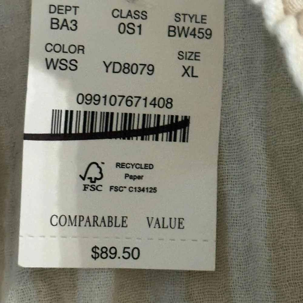 J. Crew Men's Beige Striped Button Down Shirt